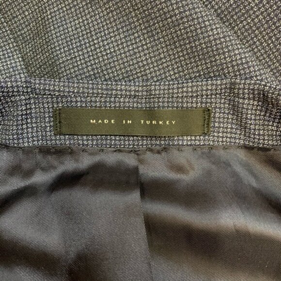 HUGO BOSS Novan Slim Fit Houndstooth Wool Coat - Picture 8 of 13